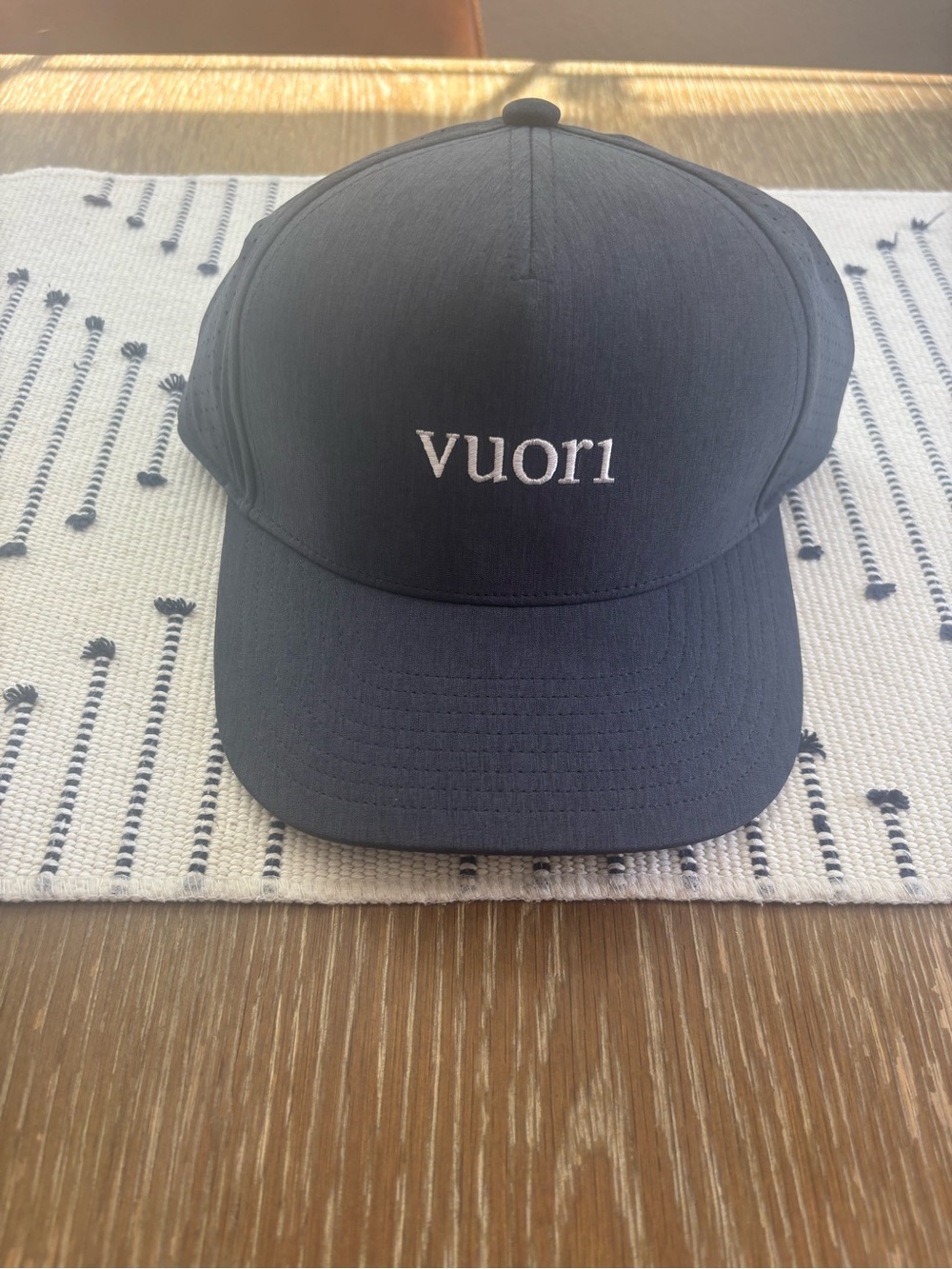 Vuori NWT Black Performance Snapback Hat Cap Unisex